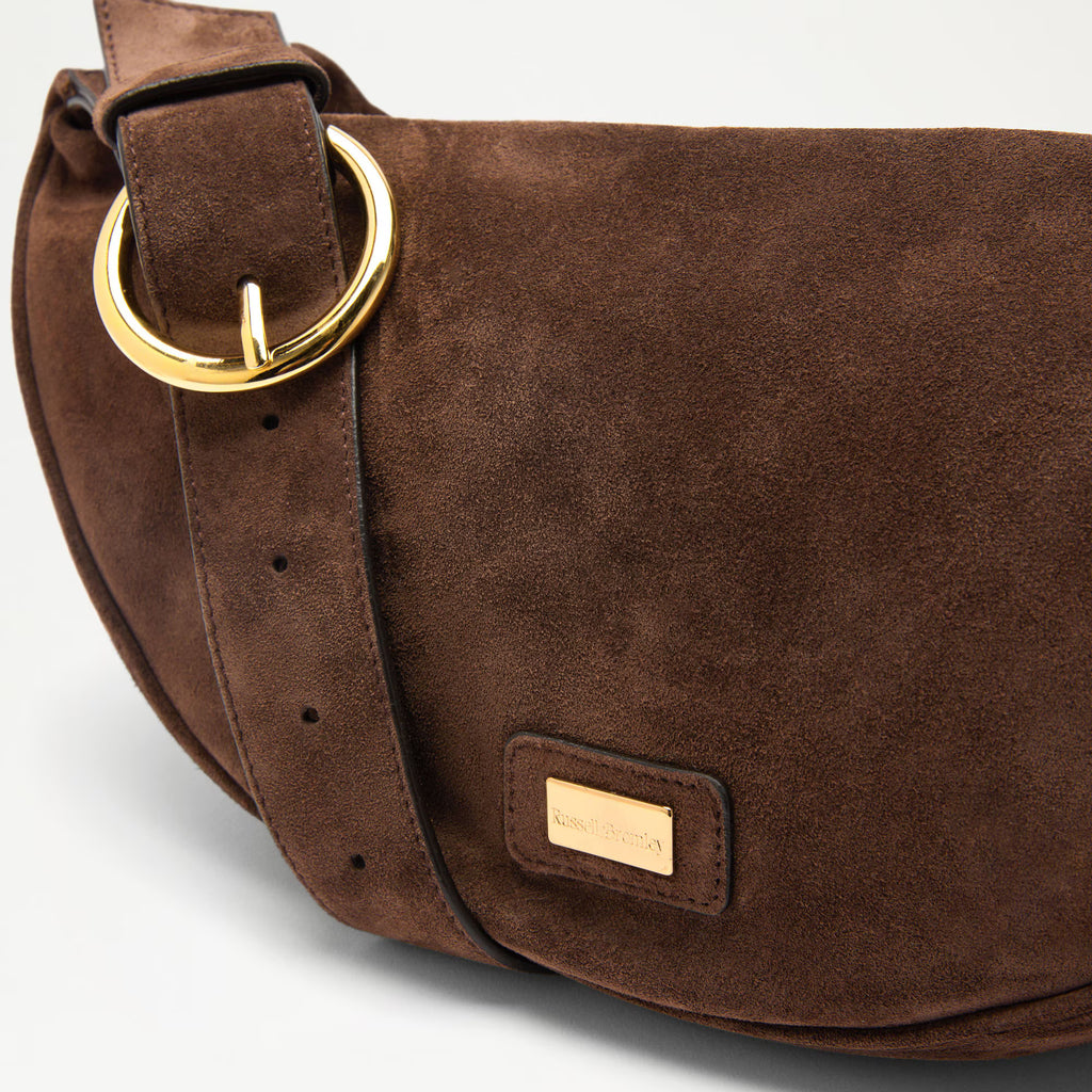 ParabolaHalf Moon Crossbody Bag