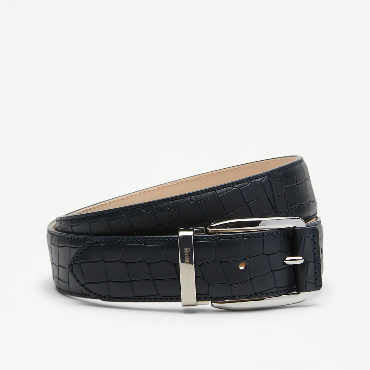 SanmarinoCroc-Effect Belt