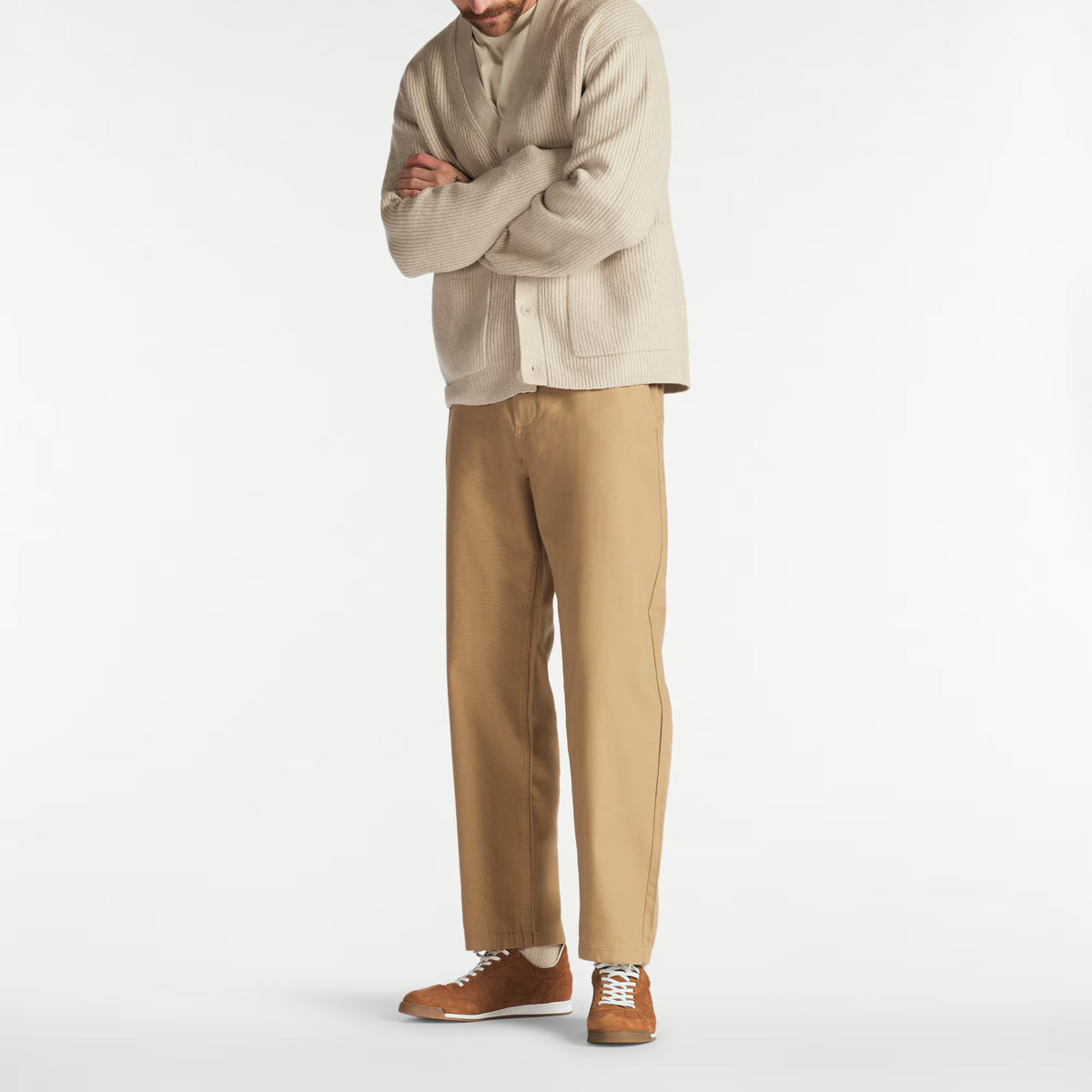 SwintonBrushed Suede Trainer