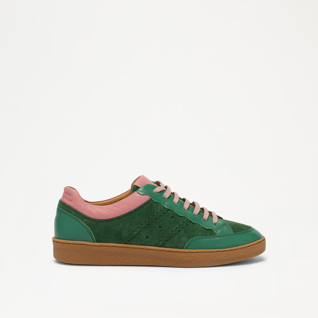 RollerScalloped Lace Up Trainer