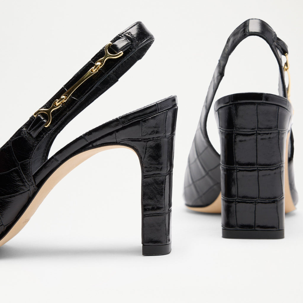 Marley SlingbackHeeled Snaffle Slingback