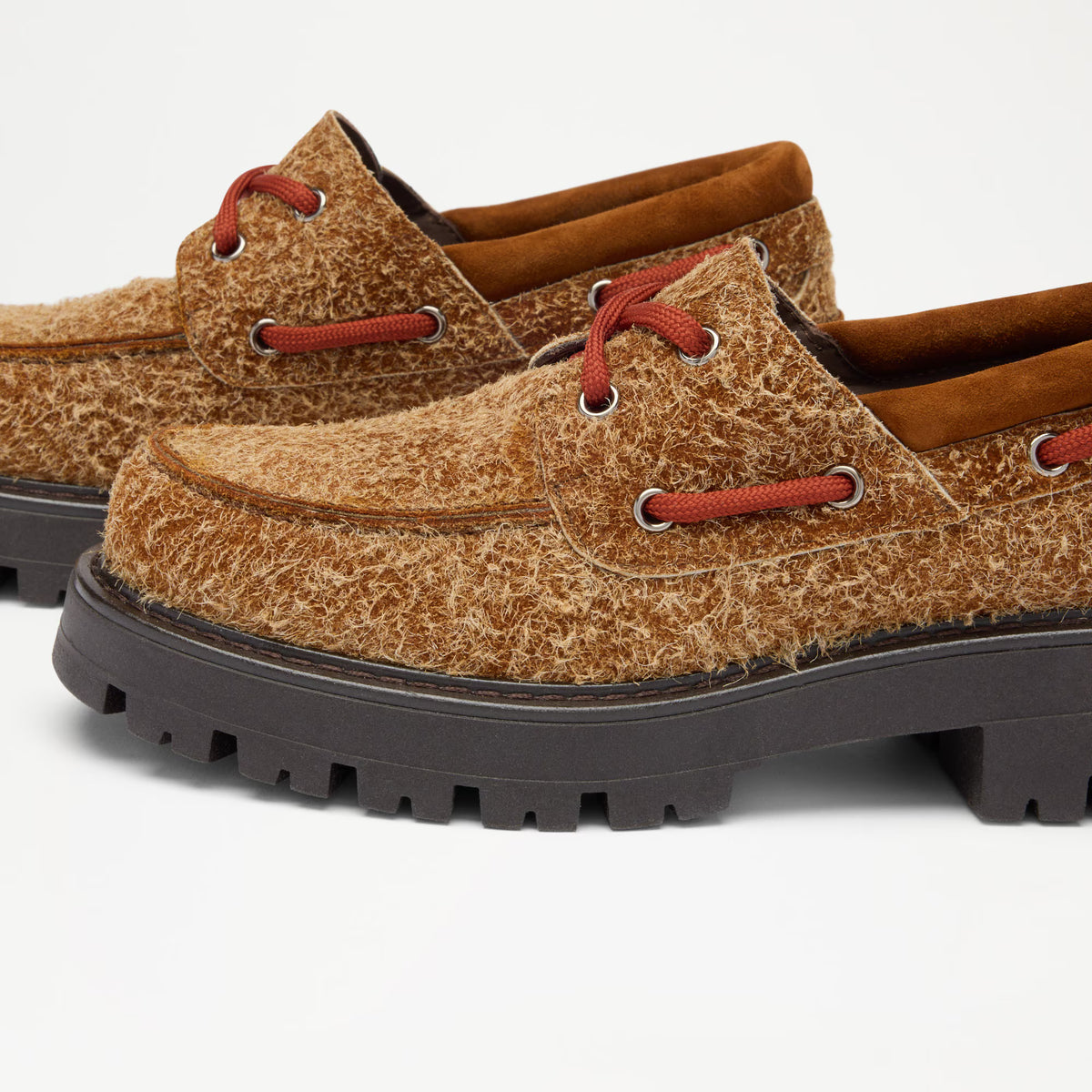 CreweChunky Lace Up Moccasin