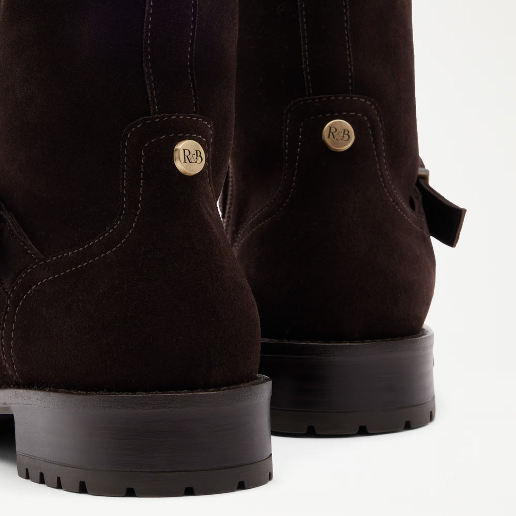 GloryFaux Fur Lined Biker Boot