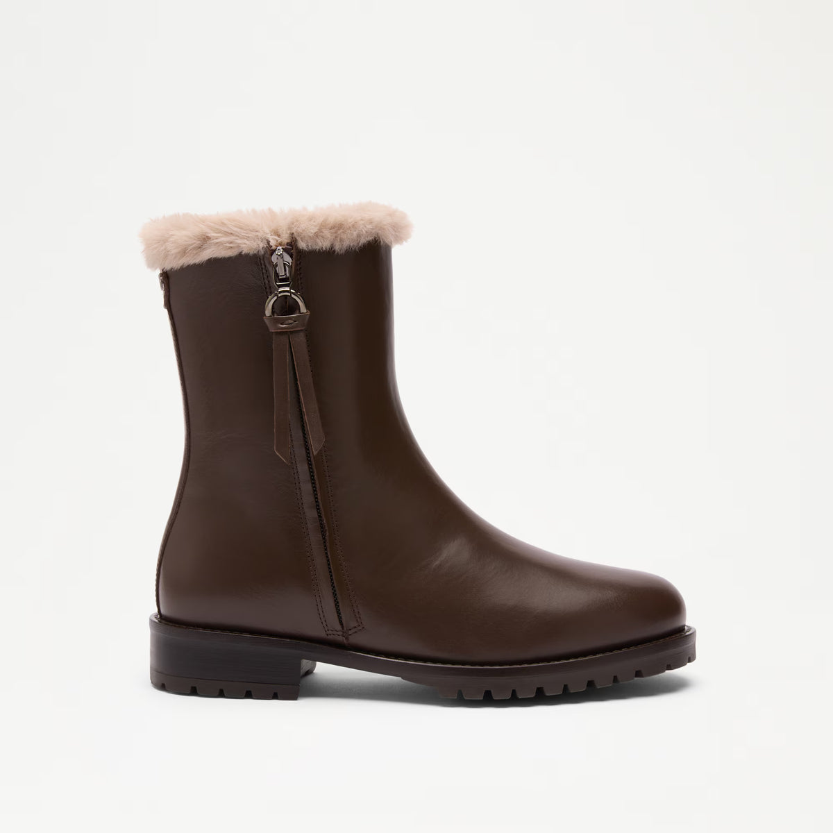LakeSide Zip Faux Fur Lined Boot
