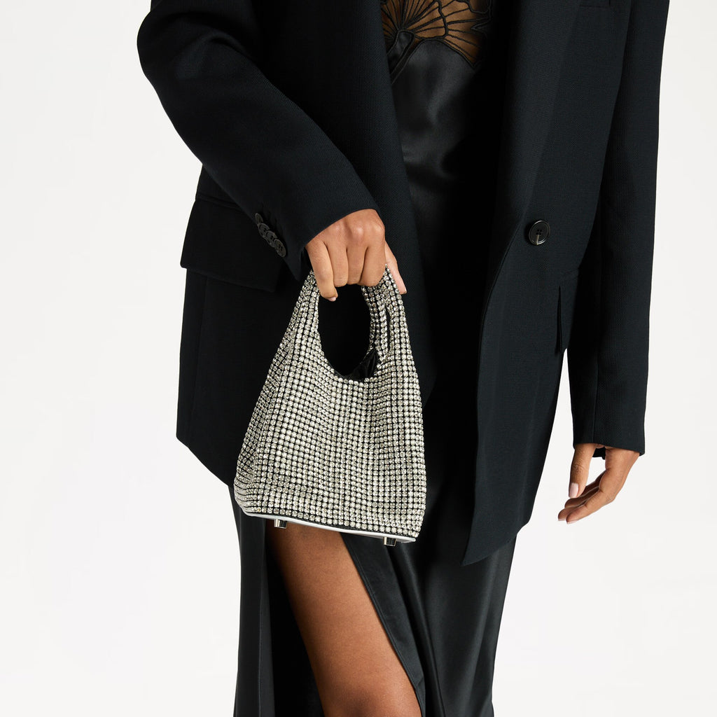 Glisten ToteRhinestone Crystal Bucket Bag