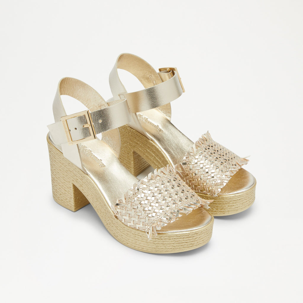 LiberateWoven Platform Sandal