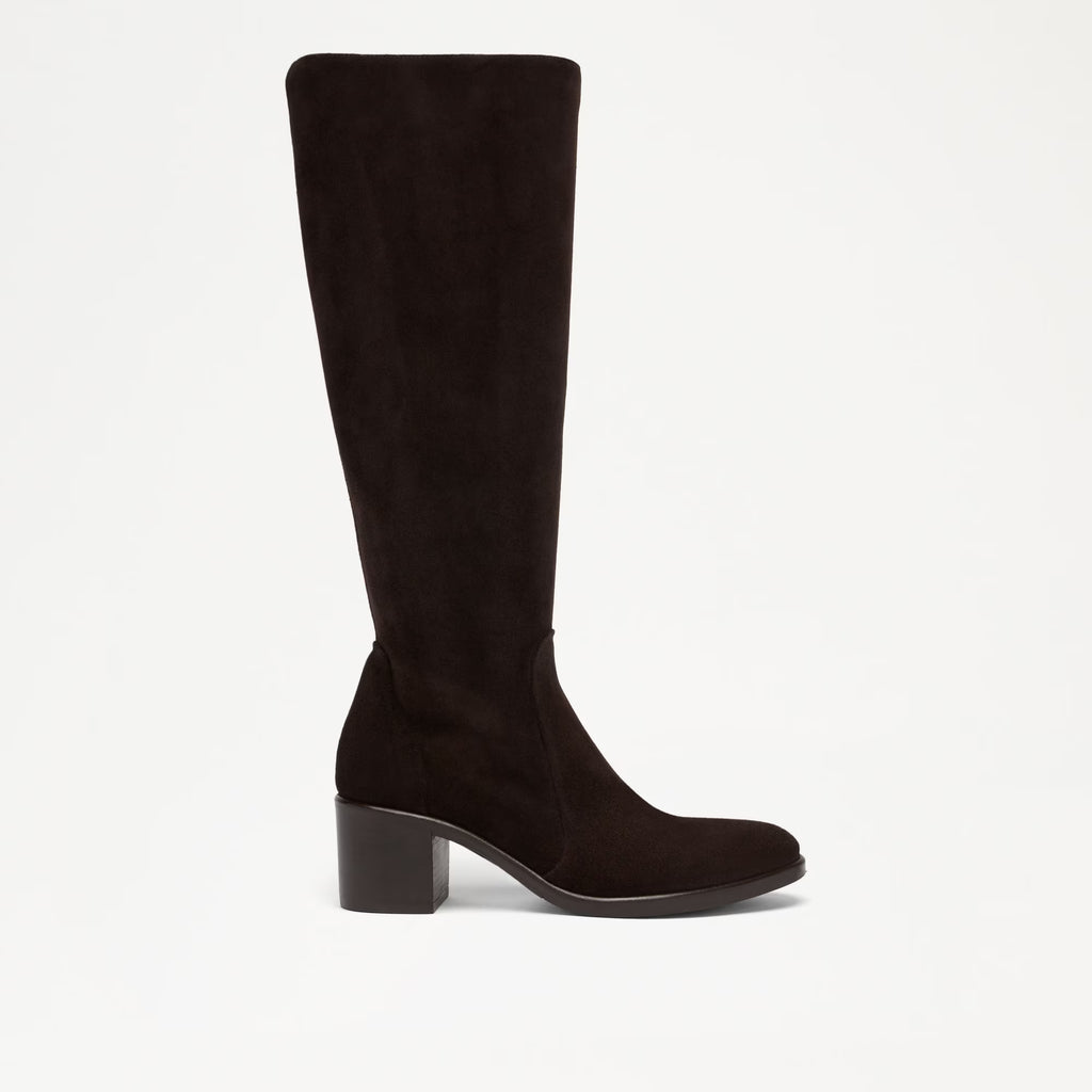 Kicking HighPull On Knee High Heeled Boot