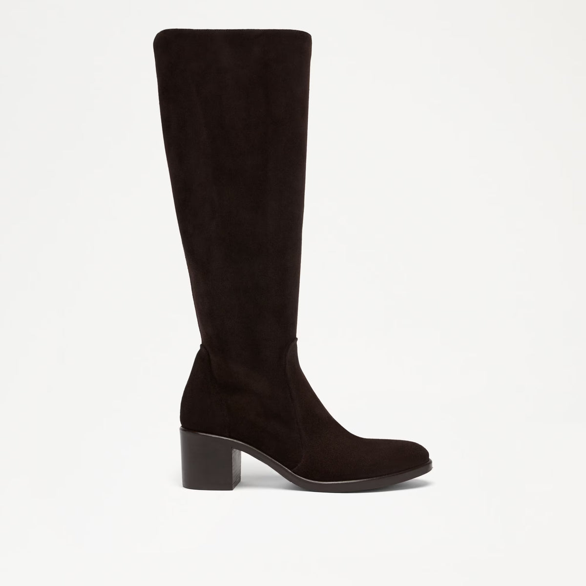 Kicking HighPull On Knee High Heeled Boot