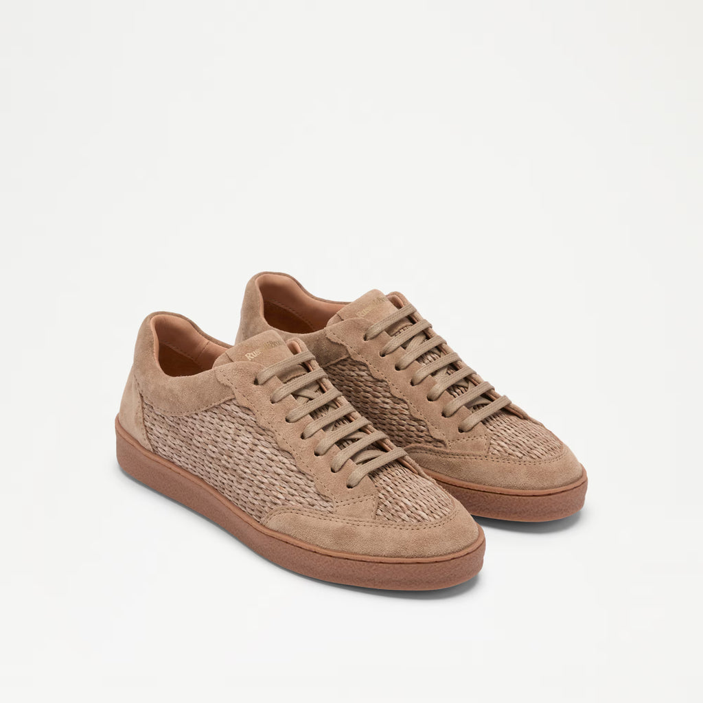 RollerScalloped Lace Up Trainer