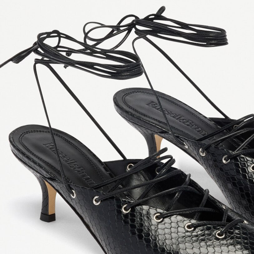 Hillcliffe Lace UpMid Heel Lace Up Court