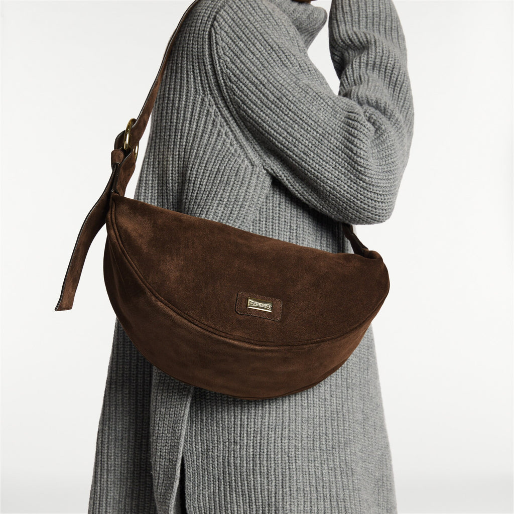 ParabolaHalf Moon Crossbody Bag