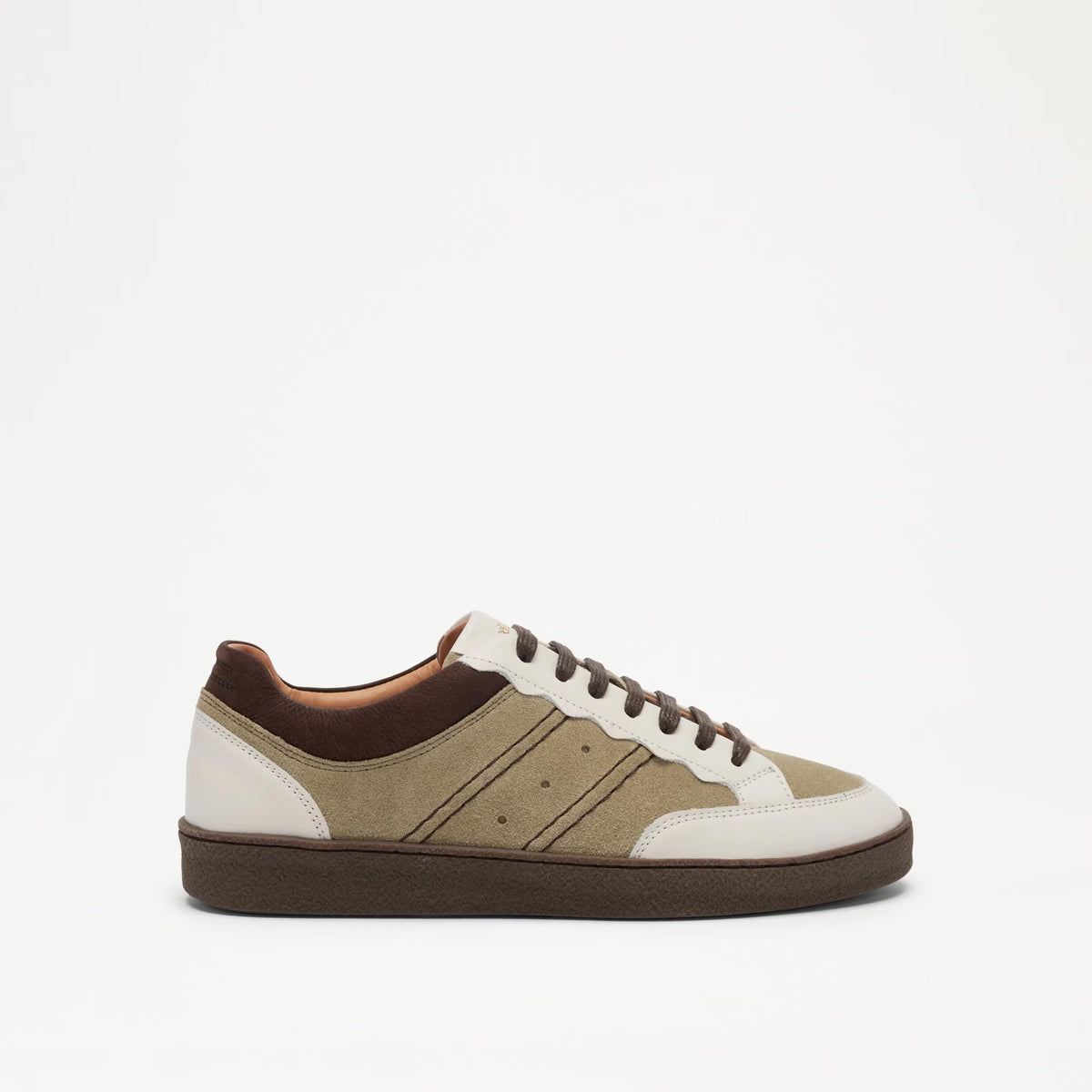 RollerScalloped Lace Up Trainer