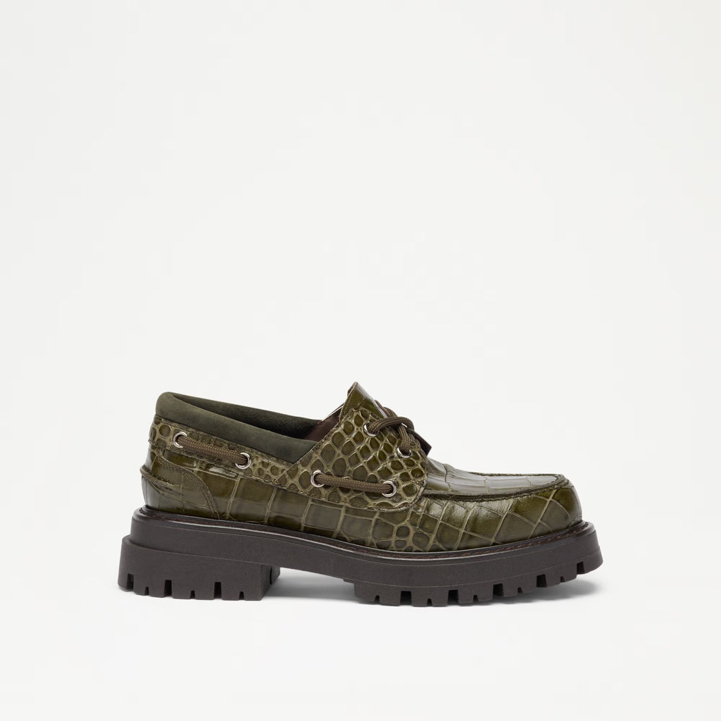 CreweChunky Lace Up Moccasin
