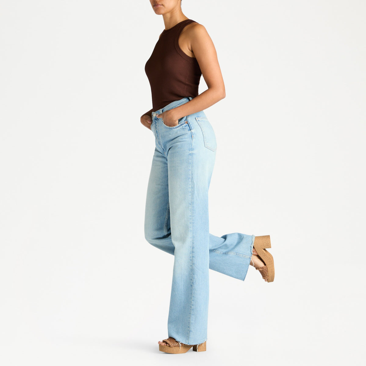 LiberateWoven Platform Sandal