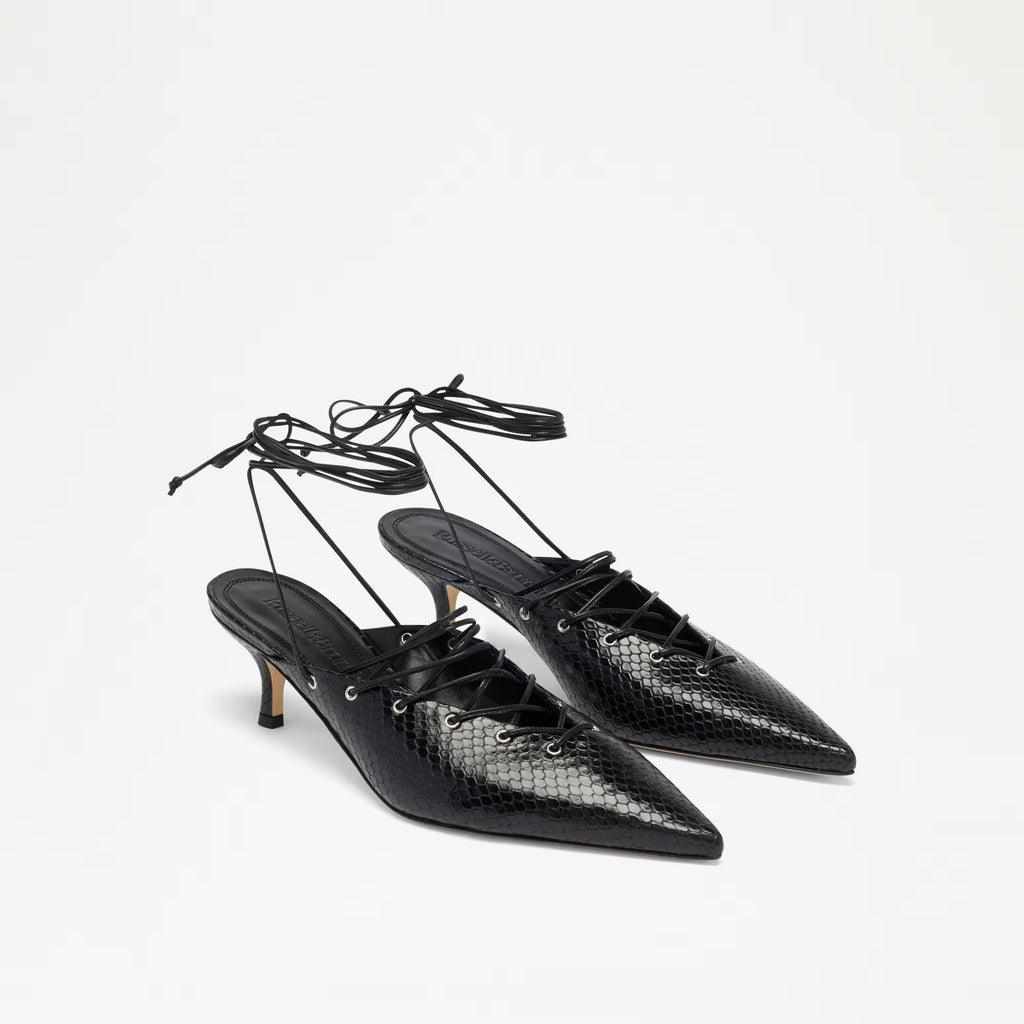 Hillcliffe Lace UpMid Heel Lace Up Court