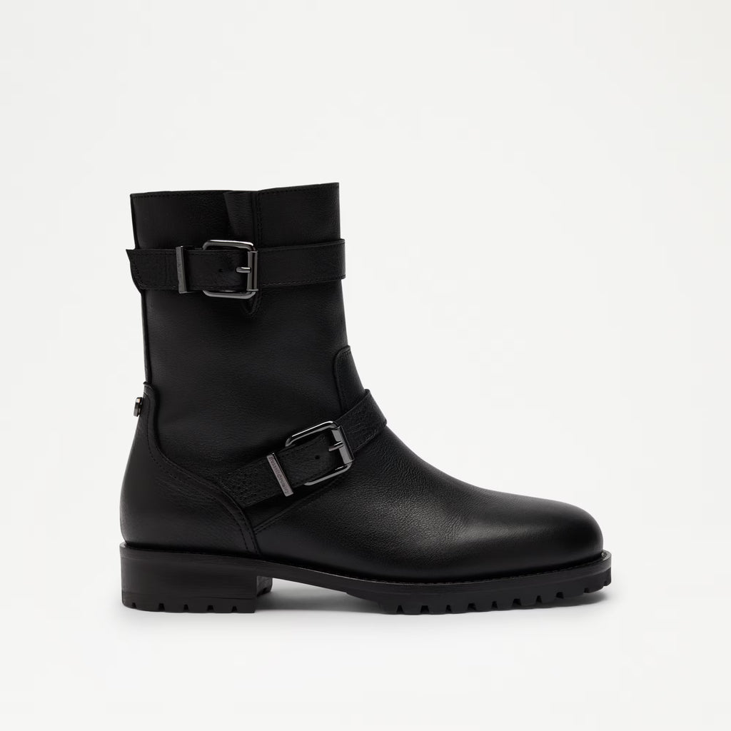 GloryFaux Fur Lined Biker Boot
