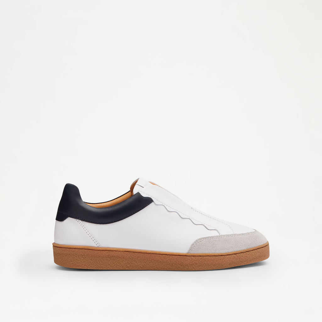 Roll UpScalloped Laceless Trainer