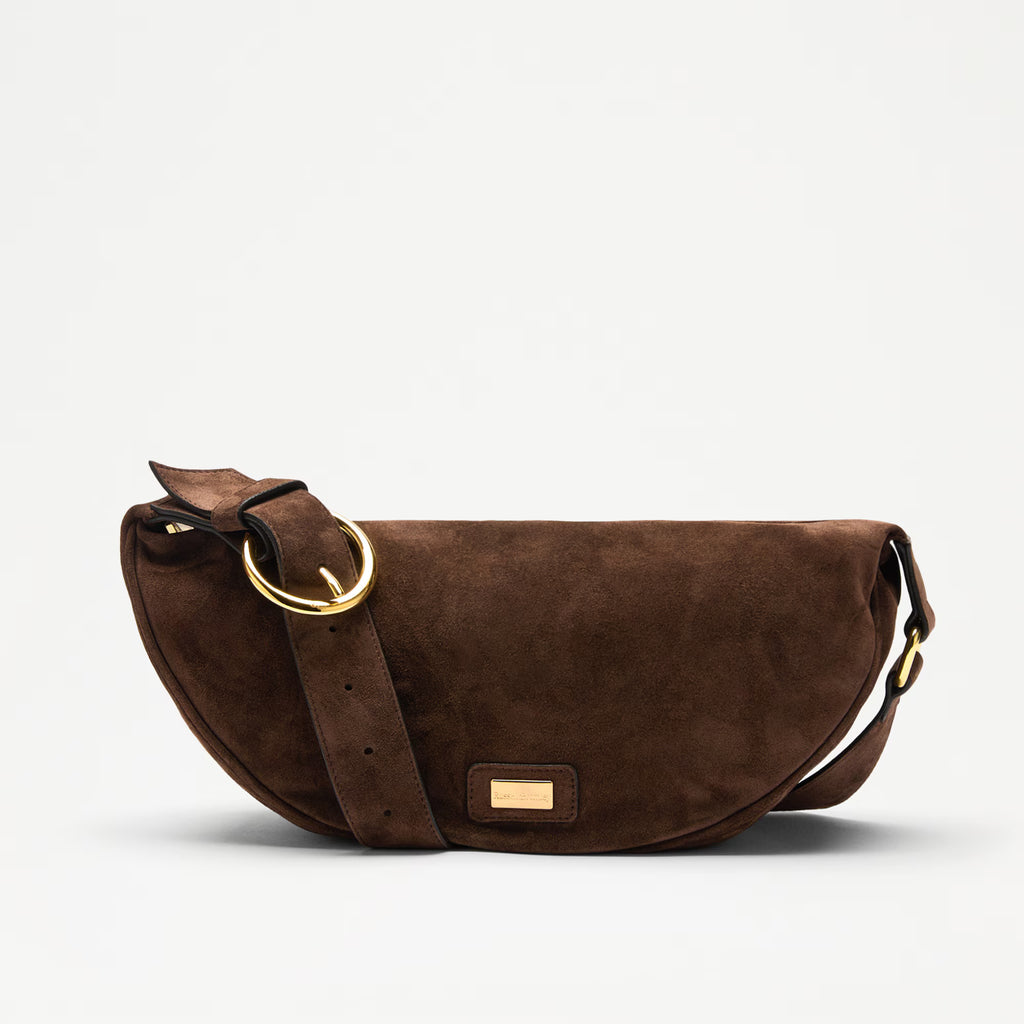 ParabolaHalf Moon Crossbody Bag