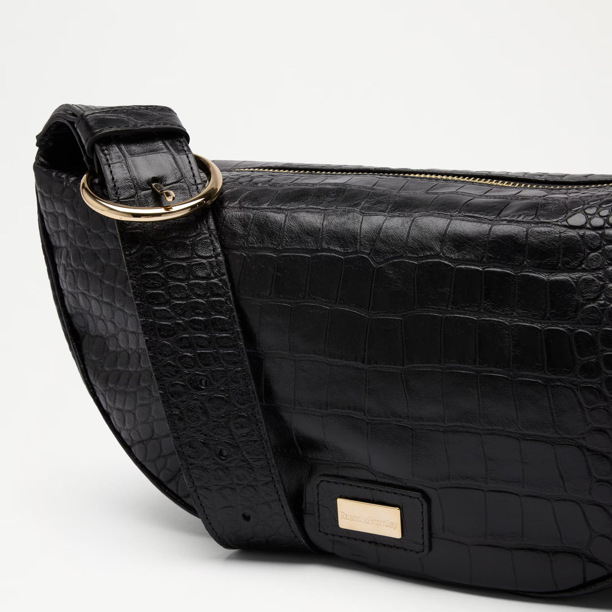 ParabolaHalf Moon Crossbody Bag