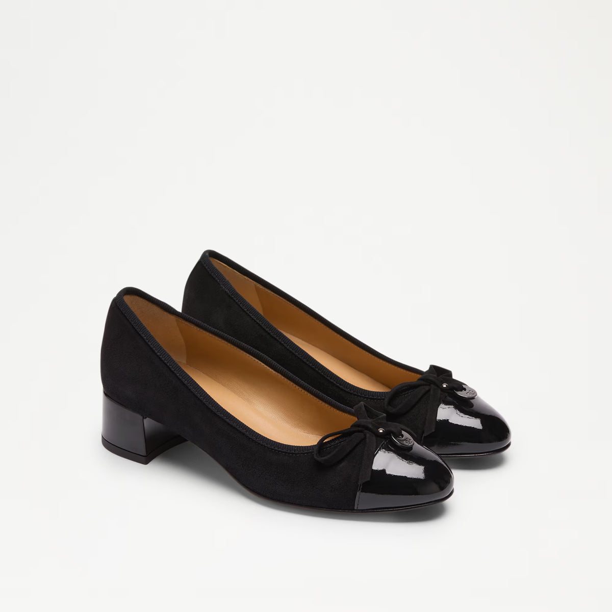 Charming MidBlock Heel Ballet Pump