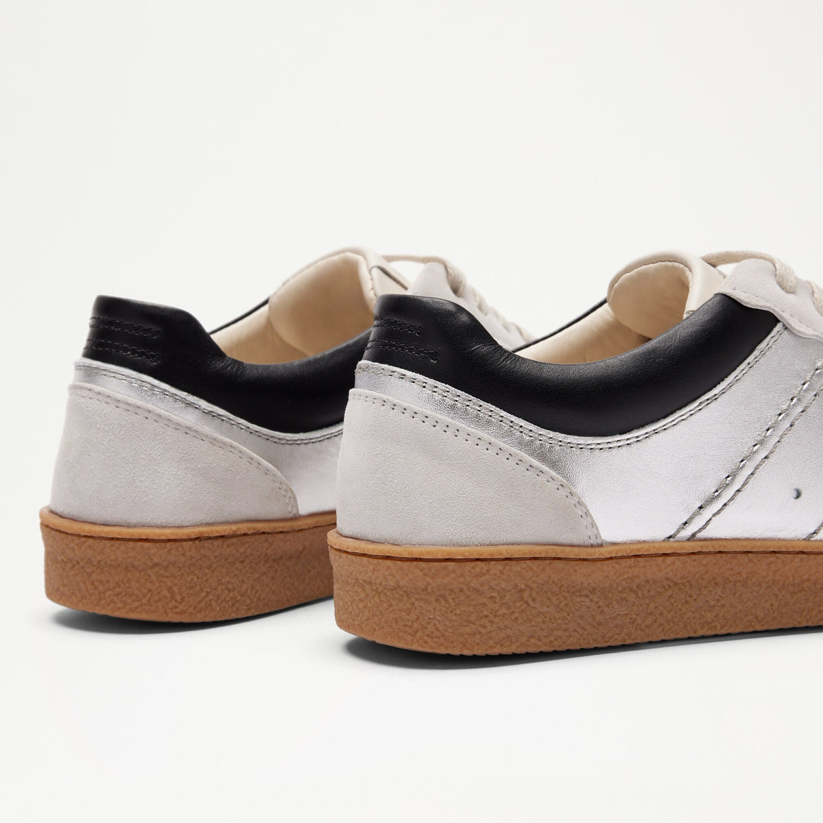 RollerScalloped Lace Up Trainer