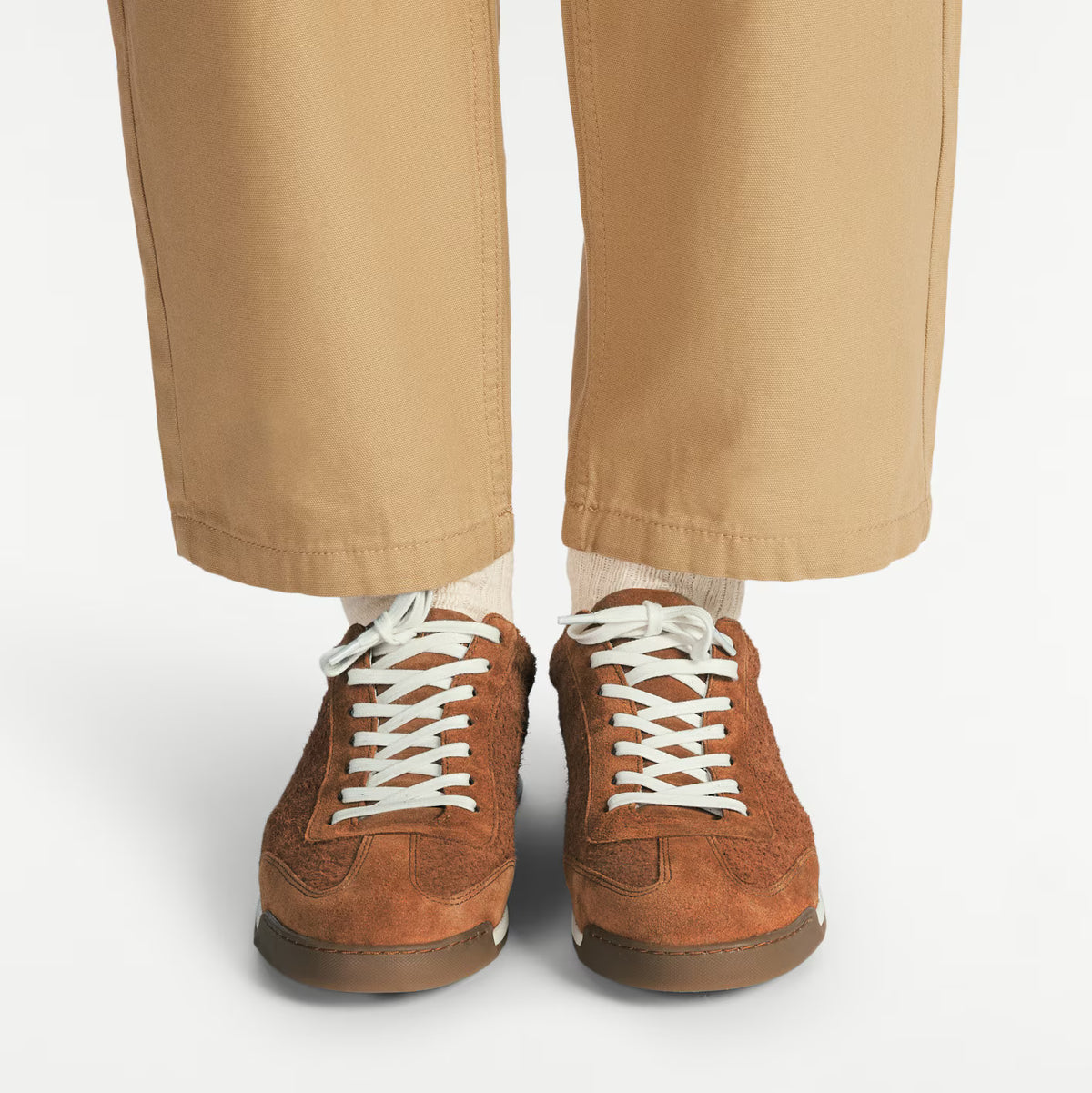 SwintonBrushed Suede Trainer