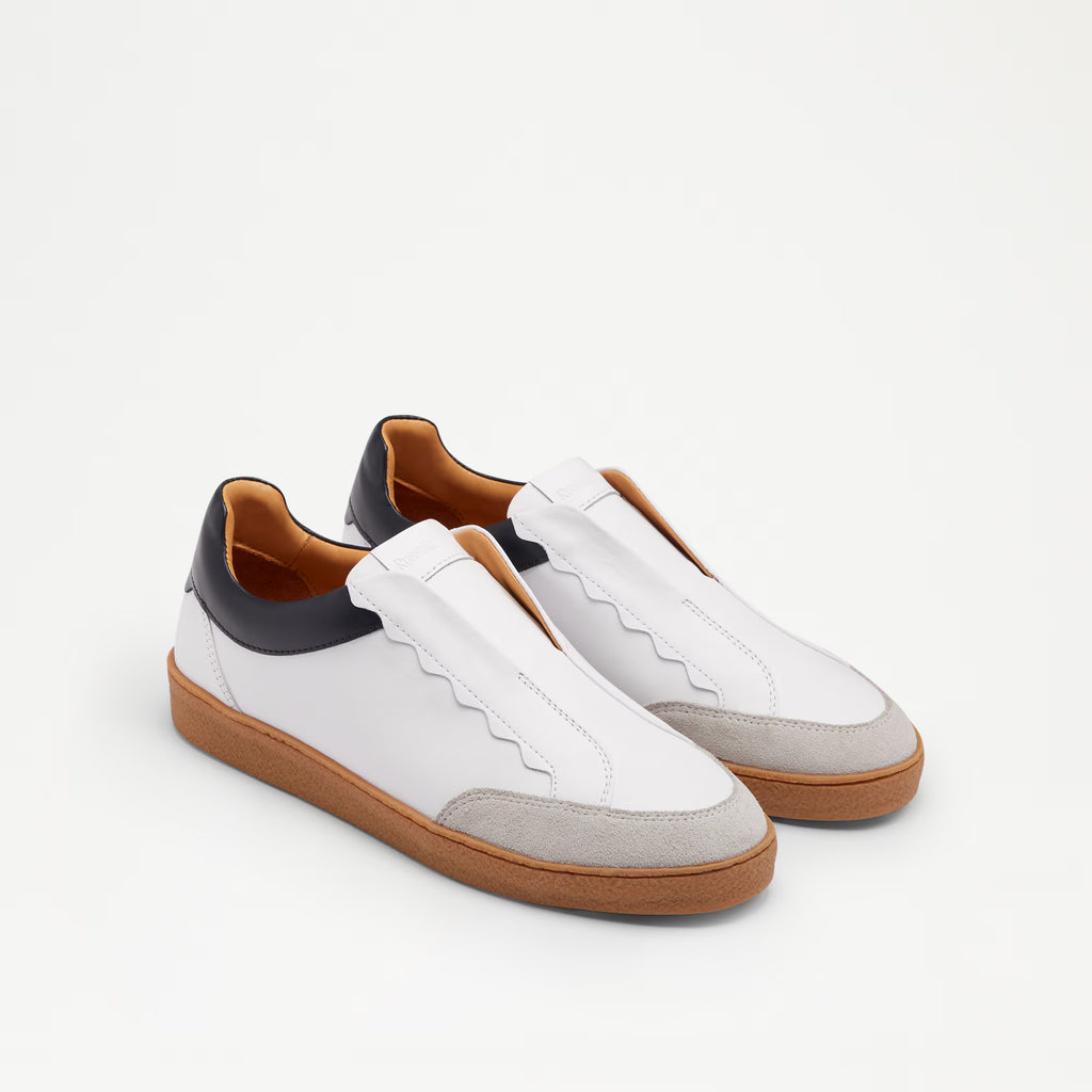 Roll UpScalloped Laceless Trainer