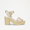 LiberateWoven Platform Sandal