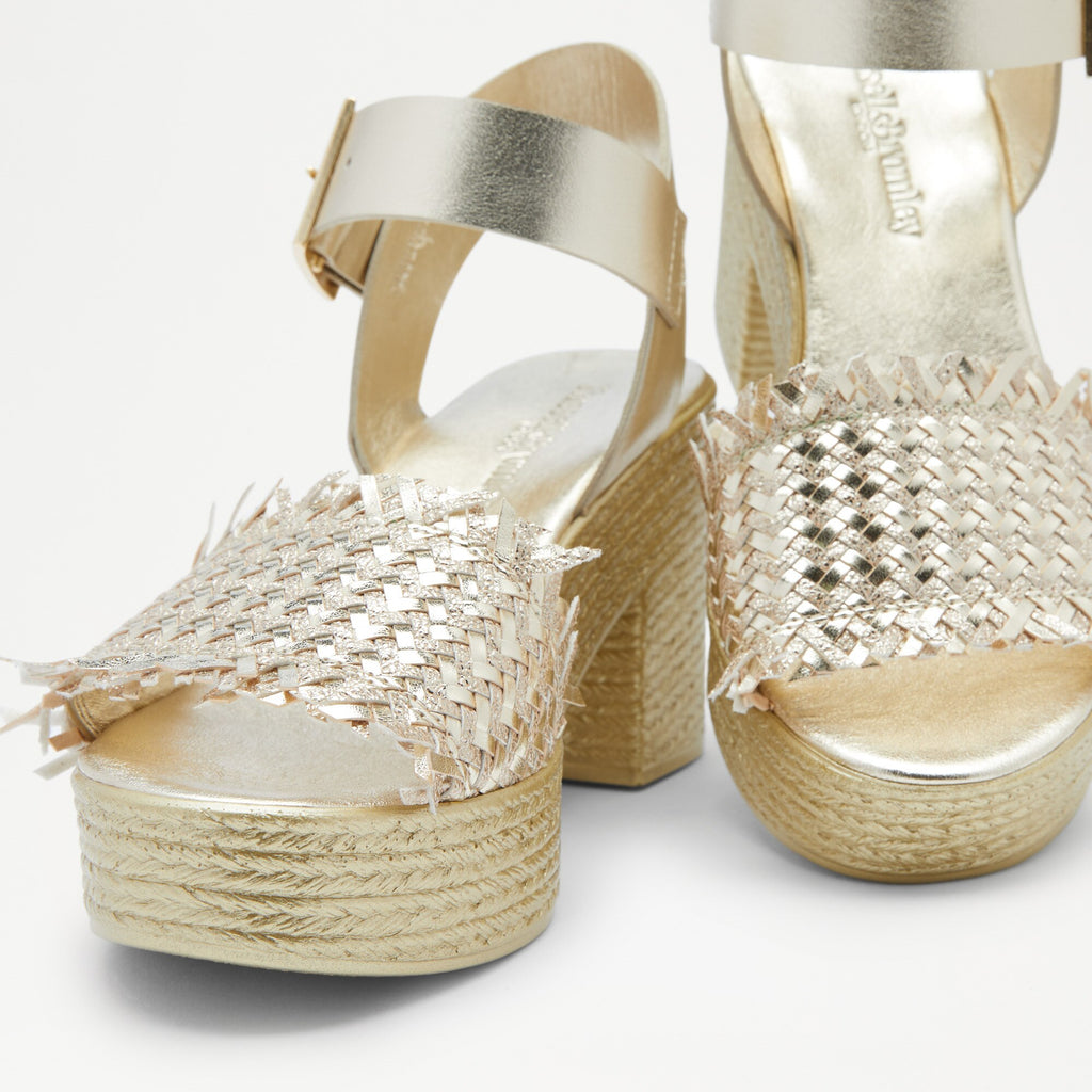 LiberateWoven Platform Sandal