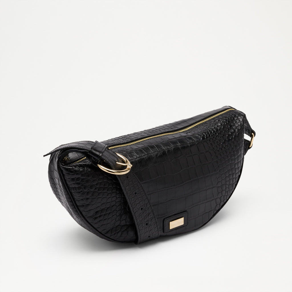 ParabolaHalf Moon Crossbody Bag
