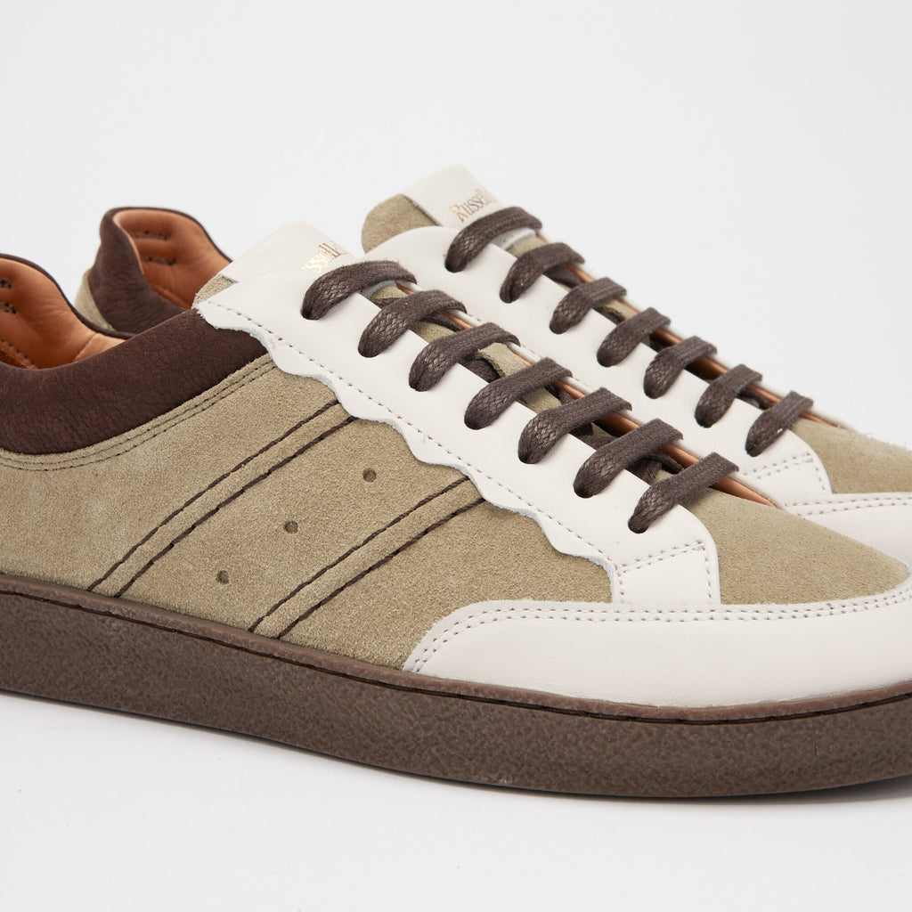 RollerScalloped Lace Up Trainer