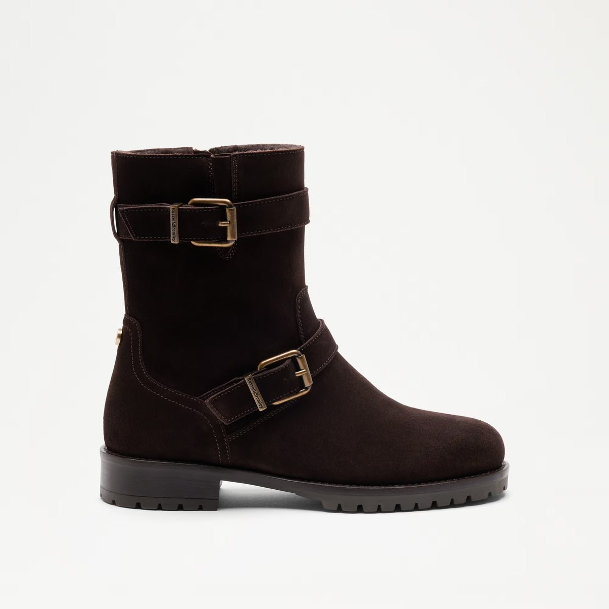 GloryFaux Fur Lined Biker Boot