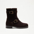 GloryFaux Fur Lined Biker Boot