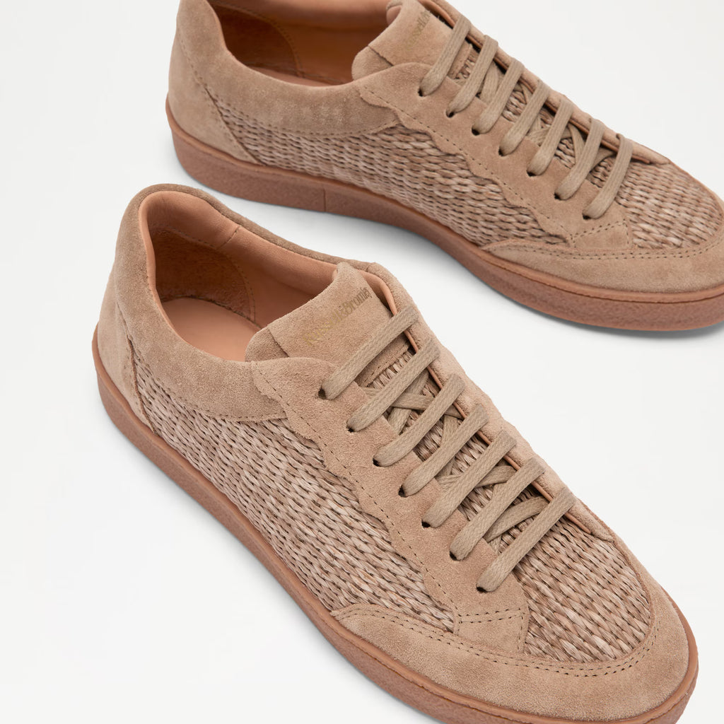 RollerScalloped Lace Up Trainer