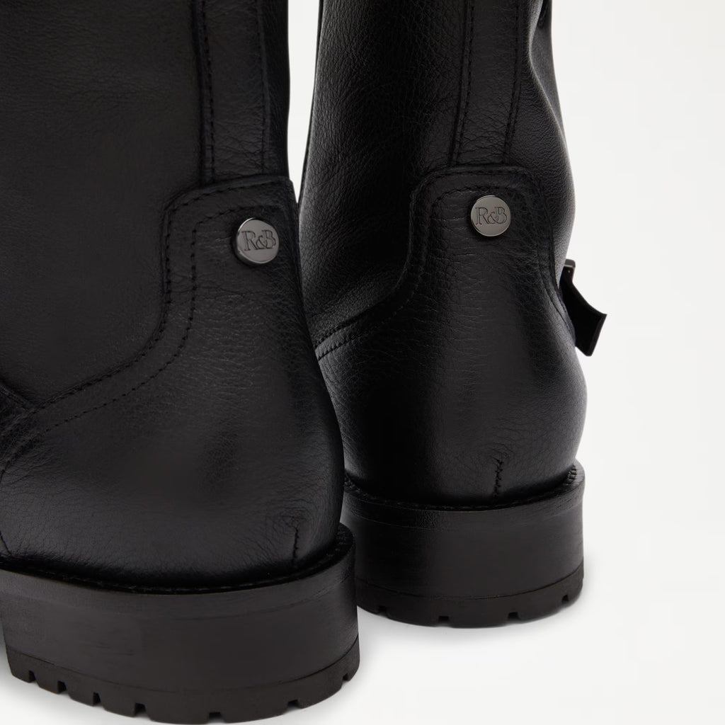 GloryFaux Fur Lined Biker Boot