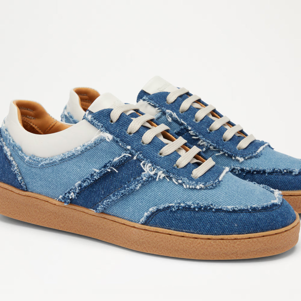 RollerScalloped Lace Up Trainer