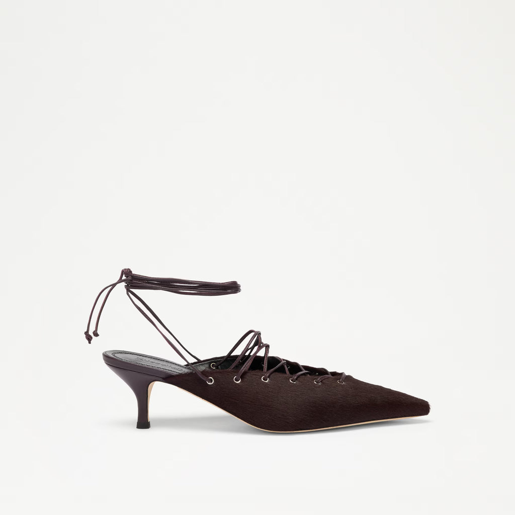 Hillcliffe Lace UpMid Heel Lace Up Court