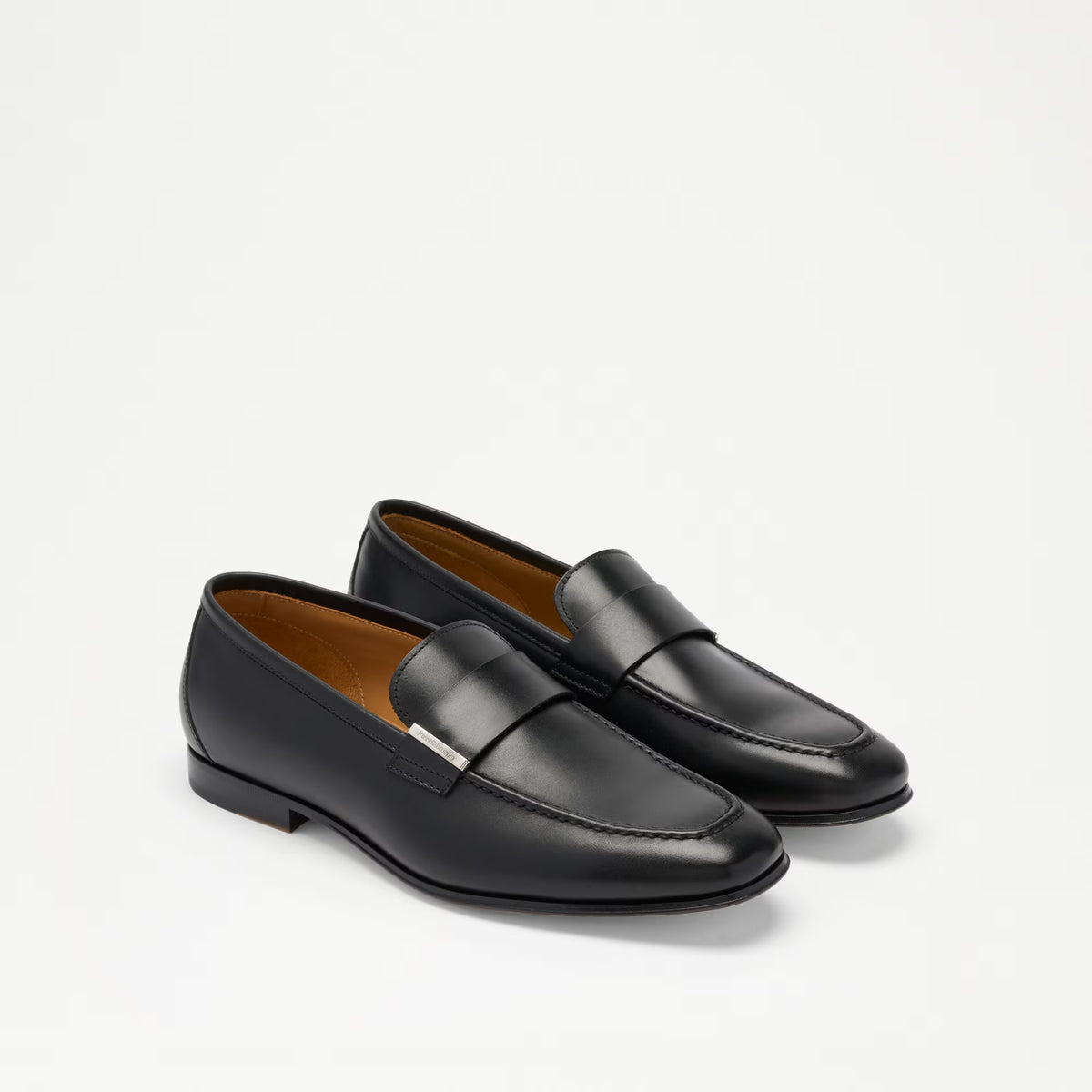 Bellagio Hardware LoaferMetal Plate Formal Loafer