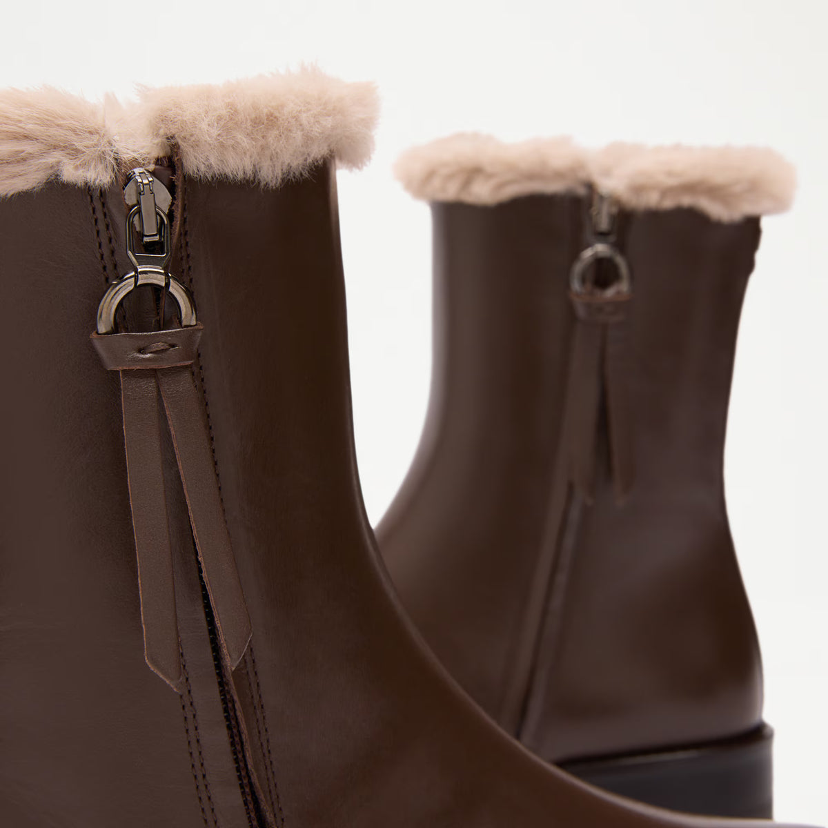 LakeSide Zip Faux Fur Lined Boot