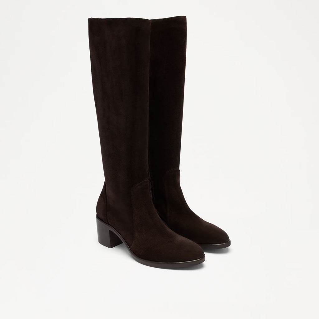 Kicking HighPull On Knee High Heeled Boot