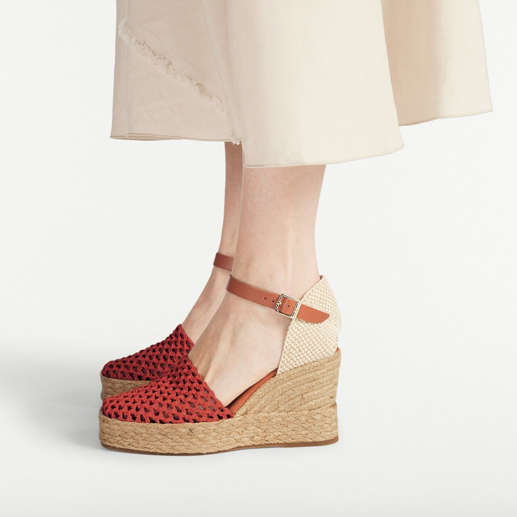 Hale WeaveCrochet Espadrille Wedge