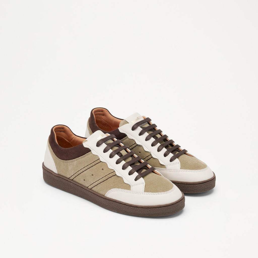 RollerScalloped Lace Up Trainer