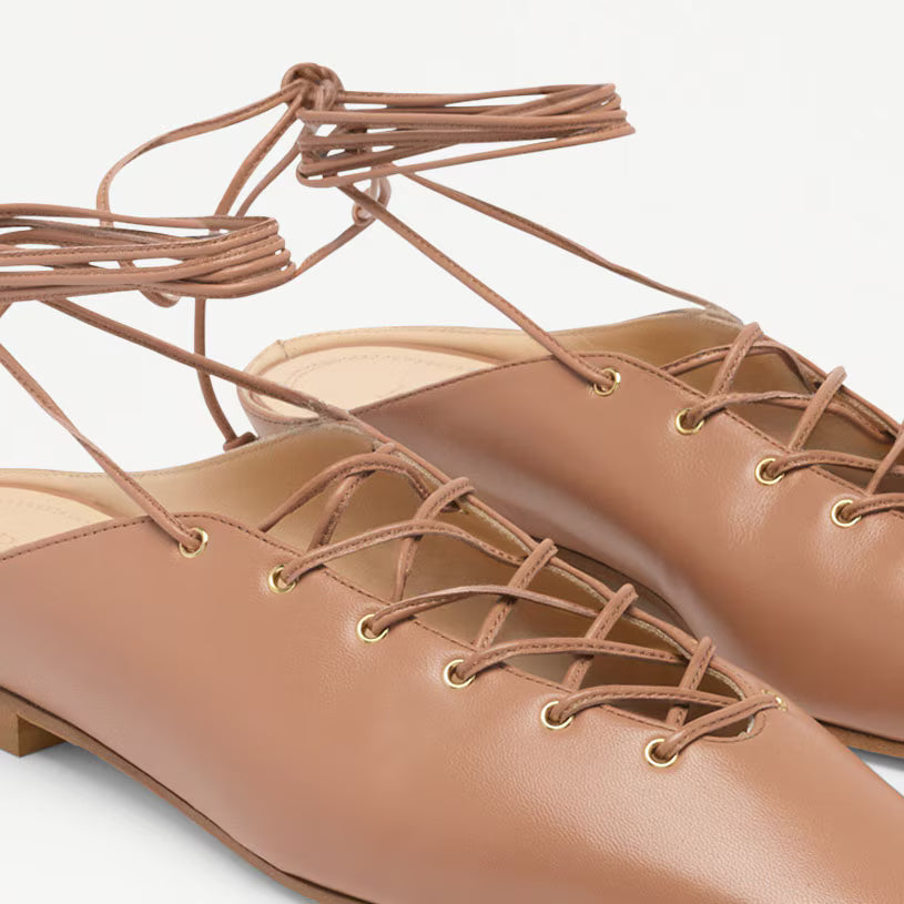 Carden LaceUltra Thin Lace Up Flat