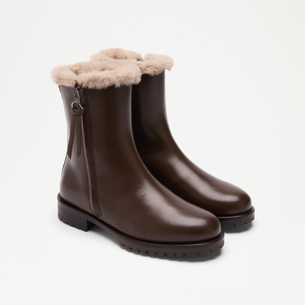 LakeSide Zip Faux Fur Lined Boot